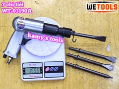 Máy đục hơi bê tông khí nén 7 chi tiết 190mm Wetools WT-03190A