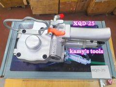 Máy đóng đai siết đai nhựa dùng khí nén pp pet 13-16-19-25mm XQD-25, siết hàn cắt 3 trong 1