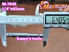 Đầu chuyển tuýp từ bắn vít sang bulong 1/4 inch và 1/2 inch Maxsupe M-7840 M-7841