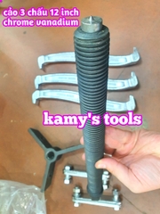 Cảo 3 chấu 12 inch wetools chrome vanadium cao cấp, vam 3 chấu