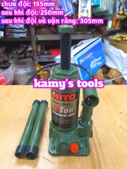 KÍCH CON ĐỘI THỦY LỰC 2 TẤN HITO (CON ĐỘI THỦY LỰC, KÍCH THỦY LỰC)