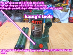 KÍCH CON ĐỘI THỦY LỰC 2 TẤN HITO (CON ĐỘI THỦY LỰC, KÍCH THỦY LỰC)