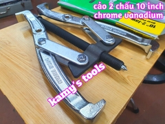 Cảo 2 Chấu 10 Inch Wetools Chrome Vanadium, Vam 2 Chấu 10 Inch