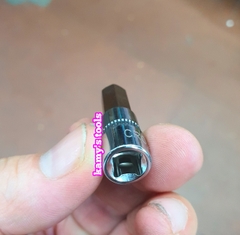 Tuýp lú đầu Lục Giác 1/4 inch Kingtony dài 37mm H3 H4 H5 H6 H7 H8 H10 203503 203504 203505 203506 203507 203508 203510