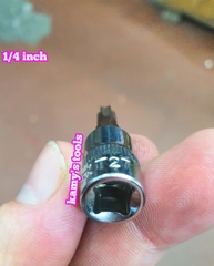 Tuýp lú đầu sao 6 cạnh 1/4 Inch Crossman T10 T15 T20 T25 T27 T30 T40 99-475 99-476 99-477 99-478 99-479 99-480 99-482