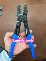 Kềm cắt tuốt bấm cos dây điện C-Mart model B0034-10 dài 250mm, kìm đa năng