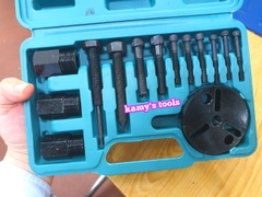 Dụng cụ tháo mặt hít lốc điều hòa ô tô 14 chi tiết, vam cảo mặt hít điều hòa