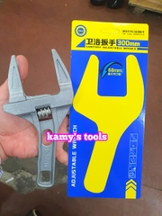 Mỏ lết miệng rộng 6-68mm, cờ lê vặn dây cấp nước bằng hợp kim nhôm dài 200mm