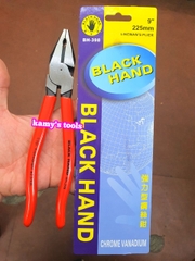 KÌM ĐIỆN BLACK HAND 225MM BH-398 9 INCH (KỀM ĐIỆN, KIỀM ĐIỆN)