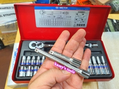 Bộ tuýp 1/4 inch ngắn và dài Kingtony 2526MR01 6 cạnh 26 chi tiết hệ mét