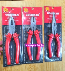 Kìm Điện Kìm Cắt Kìm Nhọn Goodman 6 Inch Và 8 Inch bán lẻ từng cái
