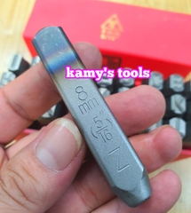 Bộ đóng chữ xuôi TOP YC-601 8mm YC-601-8.0