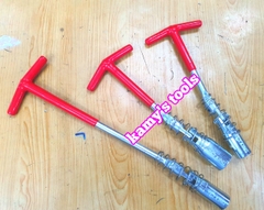 Tay mở bugi 16mm 21mm dài 225mm 325mm đầu bẻ cong, đầu tuýp khẩu mở bugi