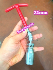 Tay mở bugi 16mm 21mm dài 225mm 325mm đầu bẻ cong, đầu tuýp khẩu mở bugi