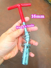 Tay mở bugi 16mm 21mm dài 225mm 325mm đầu bẻ cong, đầu tuýp khẩu mở bugi
