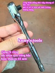 Cần Tuýp Tự Động 1/4 Cao Cấp 72 Răng, Cần Tự Động