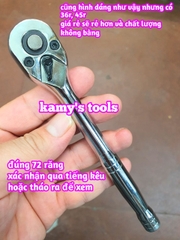 Cần Tuýp Tự Động 1/4 Cao Cấp 72 Răng, Cần Tự Động