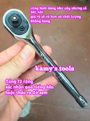 Cần Tuýp Tự Động 1/4 Cao Cấp 72 Răng, Cần Tự Động