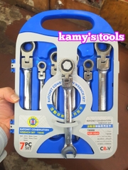 Bộ 7 cờ lê gật gù tự động chính hãng CMART T0009, cờ lê tự động lắc léo