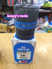 Đầu tuýp đầu khẩu đen dài lục giác dài 80mm Kingtony 1 inch 36mm 38mm 41mm 883536M 883538M 883541M