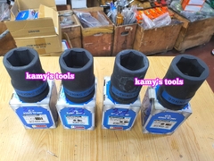 Đầu tuýp đầu khẩu đen dài lục giác dài 80mm Kingtony 1 inch 32mm 33mm 34mm 35mm 883532M 883533M 883534M 883535M