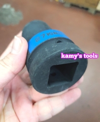 Đầu tuýp đầu khẩu đen dài lục giác dài 80mm Kingtony 1 inch 24mm 27mm 29mm 30mm 883524M 883527M 883529M 883530M