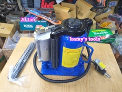 20 tấn Kích con đội thủy lực dùng hơi khí nén KM252342 265mm-515mm kamytools (đội hơi 20 tấn, kích hơi 20 tấn)