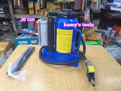 20 tấn Kích con đội thủy lực dùng hơi khí nén KM252342 265mm-515mm kamytools (đội hơi 20 tấn, kích hơi 20 tấn)