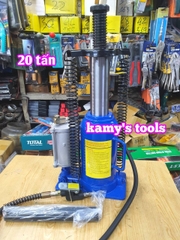20 tấn Kích con đội thủy lực dùng hơi khí nén KM252342 265mm-515mm kamytools (đội hơi 20 tấn, kích hơi 20 tấn)