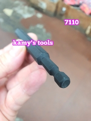Mũi vít lục giác cho máy bắn vít 110mm Kingtony 711102H 711125H 711103H 711104H 711105H 711106H 711108H 711110H (1 mũi)
