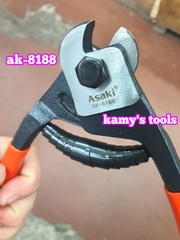 Kìm cắt cáp thép 200mm Asaki AK-8188, kềm cắt cáp
