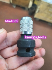 Đầu chuyển từ bu lông 1/2" sang bắn vít 6.35mm kingtony model 414A08S