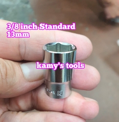 Đầu tuýp đầu khẩu ngắn 3/8 inch lục giác Standard chính hãng 8mm 10mm 12mm 13mm 14mm 17mm (lẻ từng cục)