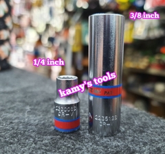 Đầu tuýp (đầu khẩu) hệ inch lỗ 1/4 khẩu 1/4”; lỗ 1/4 khẩu 3/8" Kingtony 233008S 223512S