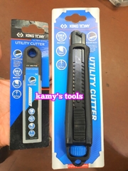 Dao rọc giấy Kingtony 7977-07 dài 180mm thép SK4 có khóa lưỡi và Lưỡi dao rọc giấy Kingtony 7977-07P02