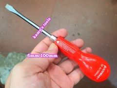 Tua vít bake dẹp Goodman 6mm Taiwan dài 38mm 100mm 150mm 200mm 250mm 300mm