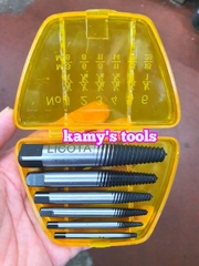 Bộ Mũi Vít Tháo Mở Bu Lông Ốc Vít Gãy Hỏng 6 Cây Licota Tap-50004 (Bộ Ta Rô Lấy Ốc Gãy, Dụng Cụ Lấy Ốc Gãy)