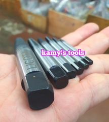 Bộ Mũi Vít Tháo Mở Bu Lông Ốc Vít Gãy Hỏng 6 Cây Licota Tap-50004 (Bộ Ta Rô Lấy Ốc Gãy, Dụng Cụ Lấy Ốc Gãy)