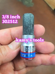 Đầu Khẩu Tuýp Lục Giác Lú Đầu 3/8 Inch Kingtony H3 H4 H5 H6 H7 H8 H10 H12 302503 302504 302505 302506 302508 302510 302512