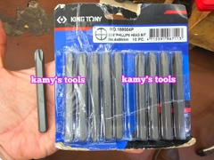 Mũi vít đóng bake PH2 PH3 PH4 Kingtony model 188002P 188003P 188004P dài 80mm