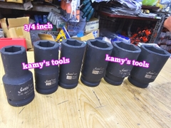 Đầu tuýp 3/4 inch dài 80mm Santa thép Cr-mo 16mm 17mm 18mm 19mm 20mm 21mm 22mm 23mm 24mm 25mm 26mm 27mm 28mm 29mm 30mm 31mm 32mm 33mm 34mm 35mm 36mm 38mm 39mm 40mm 41mm 42mm 44mm
