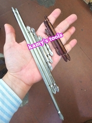 Mũi xiết bắn vít 2 đầu bake dẹp ph2 6mm đuôi 1/4 inch Standard dài 45mm 65mm 100mm 110mm 150mm 200mm 250mm (lẻ 1 cây)