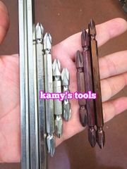 Mũi xiết bắn vít 2 đầu bake dẹp ph2 6mm đuôi 1/4 inch Standard dài 45mm 65mm 100mm 110mm 150mm 200mm 250mm (lẻ 1 cây)