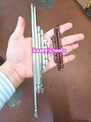 Mũi xiết bắn vít 2 đầu bake dẹp ph2 6mm đuôi 1/4 inch Standard dài 45mm 65mm 100mm 110mm 150mm 200mm 250mm (lẻ 1 cây)