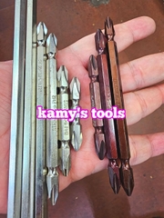 Mũi xiết bắn vít 2 đầu bake dẹp ph2 6mm đuôi 1/4 inch Standard dài 45mm 65mm 100mm 110mm 150mm 200mm 250mm (lẻ 1 cây)