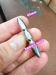 Mũi xiết bắn vít 2 đầu bake dẹp ph2 6mm đuôi 1/4 inch Standard dài 45mm 65mm 100mm 110mm 150mm 200mm 250mm (lẻ 1 cây)
