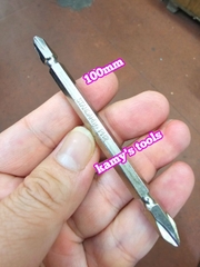 Mũi xiết bắn vít 2 đầu bake dẹp ph2 6mm đuôi 1/4 inch Standard dài 45mm 65mm 100mm 110mm 150mm 200mm 250mm (lẻ 1 cây)