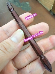 Mũi xiết bắn vít 2 đầu bake dẹp ph2 6mm đuôi 1/4 inch Standard dài 45mm 65mm 100mm 110mm 150mm 200mm 250mm (lẻ 1 cây)