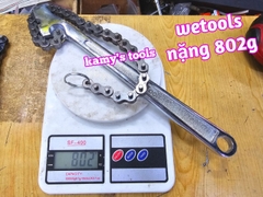 Cờ Lê Xích 12 inch Wetools Mở Được Ống 110mm và FQ 12" (Cảo Dây Xích 12”)