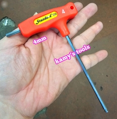 Lục Giác Chữ T Đầu Bi Standard 2mm 2.5mm 3mm 4mm 5mm 6mm 8mm 10mm